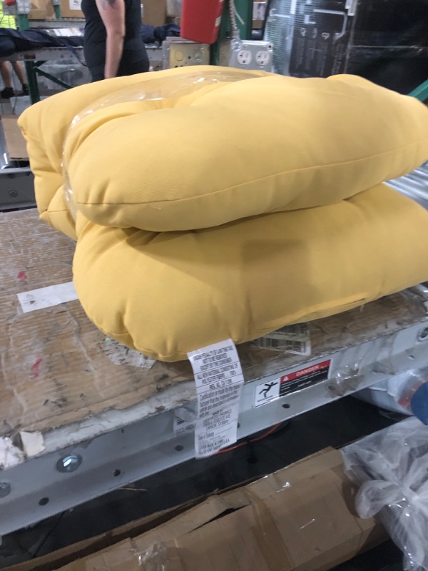 Photo 1 of  pillow cushion yellow 