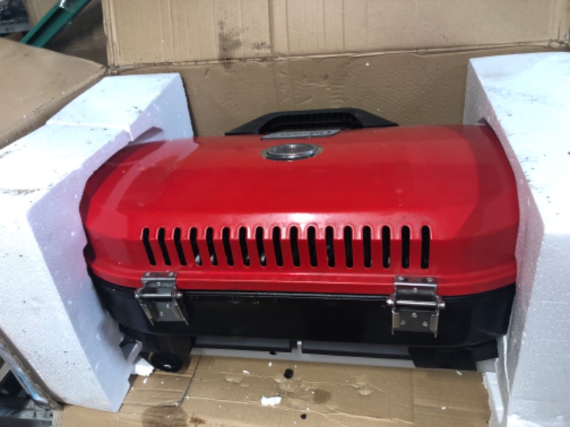 Photo 2 of (USED) Coleman RoadTrip 285 Portable Stand-Up Propane Grill Red Grill