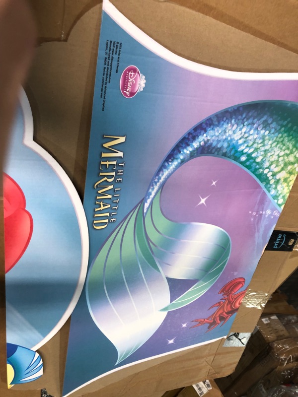 Photo 3 of Cardboard People Ariel and Friends Life Size Cardboard Cutout Standup - Disney's The Little Mermaid Ariel & Friends
