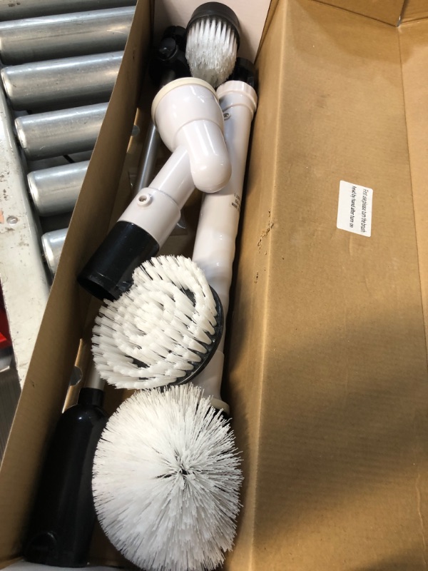 Photo 1 of **MISSING CHARGER** Electric Spin Scrubber, GOFOIT Cordless Shower Scrubber 
