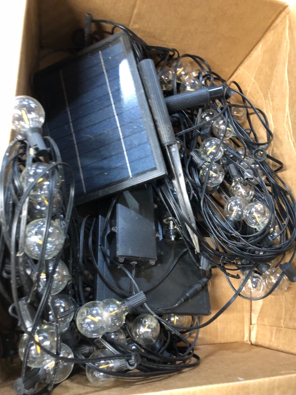 Photo 1 of 100ft Solar Outdoor String Lights 