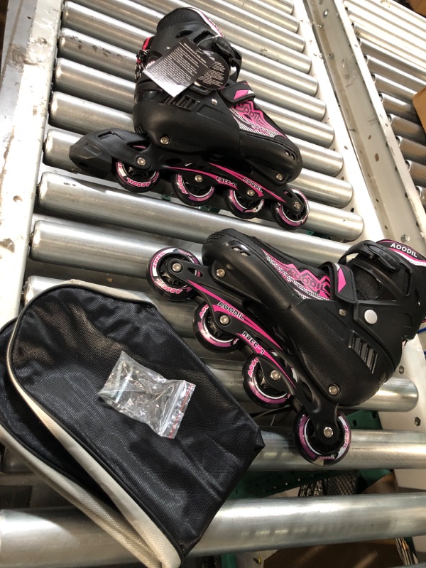 Photo 2 of **MISSING PIECE**SEE NOTES**
Rollingsurfer Adjustable Inline Skates for Kids, Roller Blades with Full Light Up Wheels, (5-9) Pink