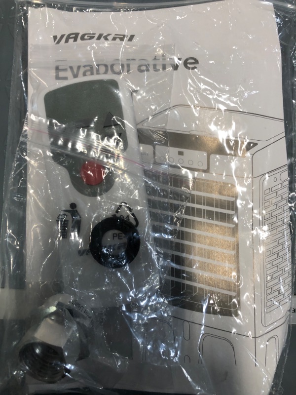 Photo 5 of **USED BUT APPEARS NEW** Evaporative Cooler, VAGKRI 3000CFM Evaporative Air Cooler, 120°Oscillation Swamp Cooler with Remote Control, 24H Timer, 3 Wind Speeds for Outdoor Indoor Use,12Gallon