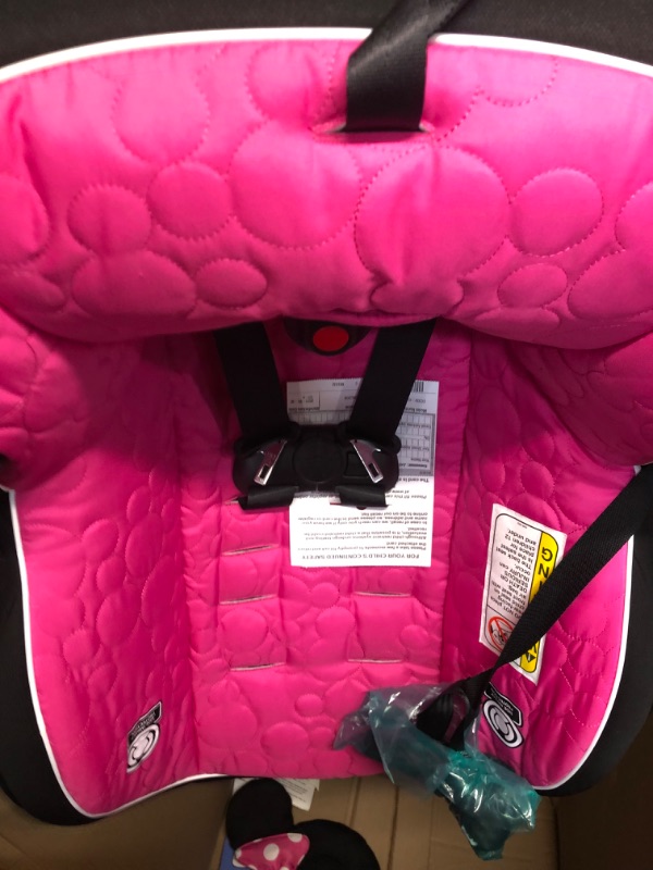 Photo 1 of Disney Baby Onlook 2-in-1 Convertible Car Seat, Rear-Facing 5-40 pounds and Forward-Facing 22-40 pounds and up to 43 inches, Mouseketeer Minnie
