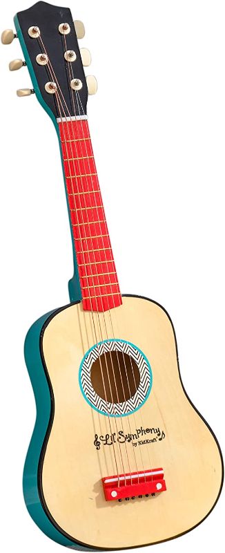 Photo 1 of **ONE STRING IS DISCONNECTED** KidKraft Lil' Symphony Wooden Play Guitar, Kids Musical Instrument Toy, Gift for Ages 3+