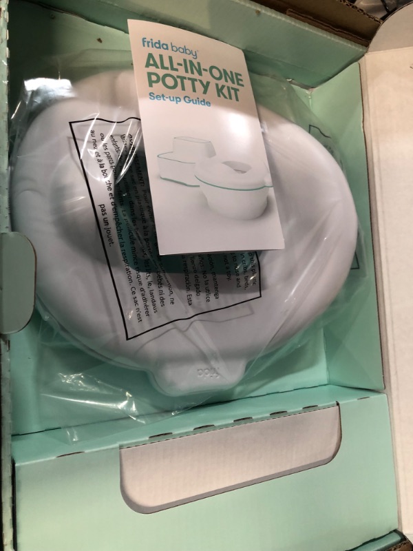 Photo 2 of Frida Baby All-in-One Potty Kit Includes Grow-with-Me Potty, Toilet Topper