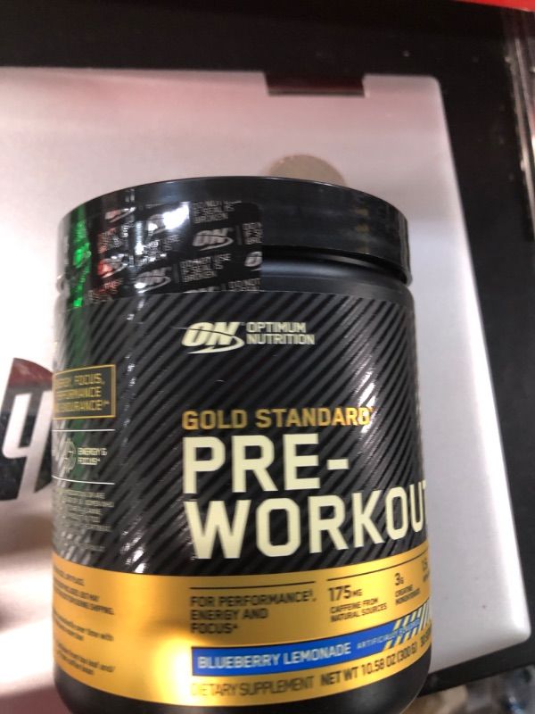 Photo 1 of *New/Sealed**Optimum Nutrition Gold Standard Pre-Workout, Vitamin D for Immune Support, with Creatine, Beta-Alanine, and Caffeine for Energy Blueberry Lemonade, 30 Servings