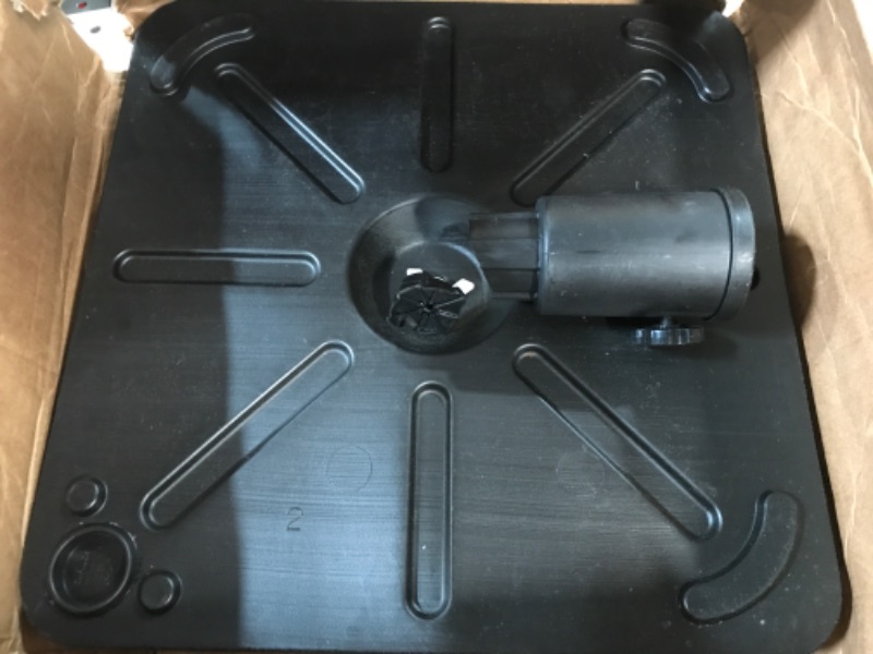 Photo 2 of **Damaged***US Weight 40 Pound Umbrella Base Designed to be Used with a Patio Table (Black)