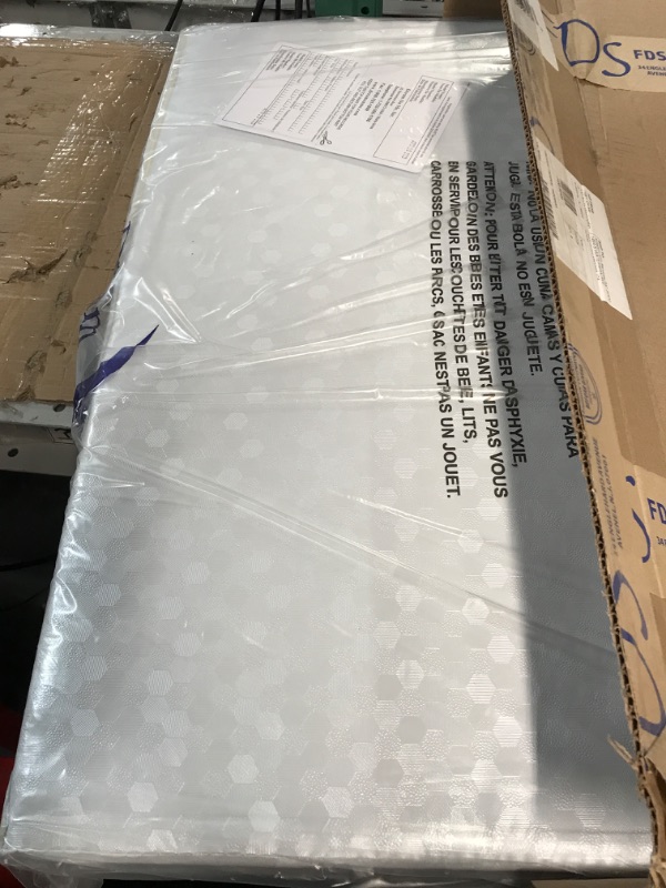 Photo 1 of Dream On Me Honeycomb Orthopedic Firm Fiber Standard Baby Crib Mattress | Greenguard Gold certified | 10 Year warranty | 5” Fiber Core Optimum Support | Infant and Toddler Mattress | Waterproof Cover