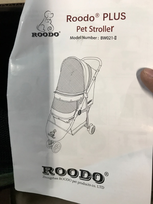 Photo 2 of AmorosO Pet Convenient Stroller | Pet Stroller Cat/Dog Easy to Walk & Carry