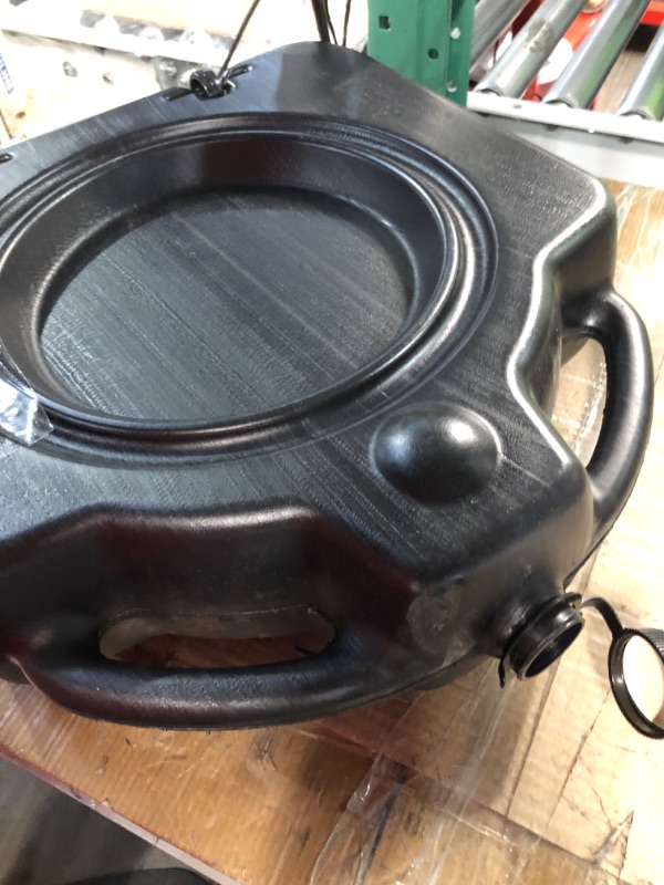 Photo 1 of LUMAX LX-1632 Black 15 Quart Drainmaster Drain Pan and Waste Oil Storage
