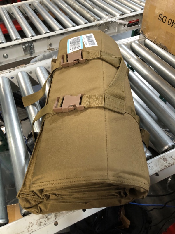 Photo 1 of Double Rifle Bag | 2 Rifles + 2 Pistols Tuckable Backpack Straps | COMBAT VETERAN OWNED COMPANY | Waterproof Padded Lockable Carbine or Long Gun Case 36" x 12" Double Rifle Case Coyote Brown