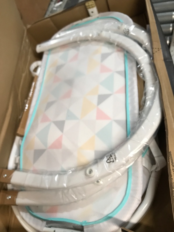 Photo 1 of Fisher-Price Soothing Motions Bassinet Windmill, Baby Cradle with sway Motion, Light Projection, Overhead Mobile, Vibrations and Music Windmill - Frustration Free Packaging