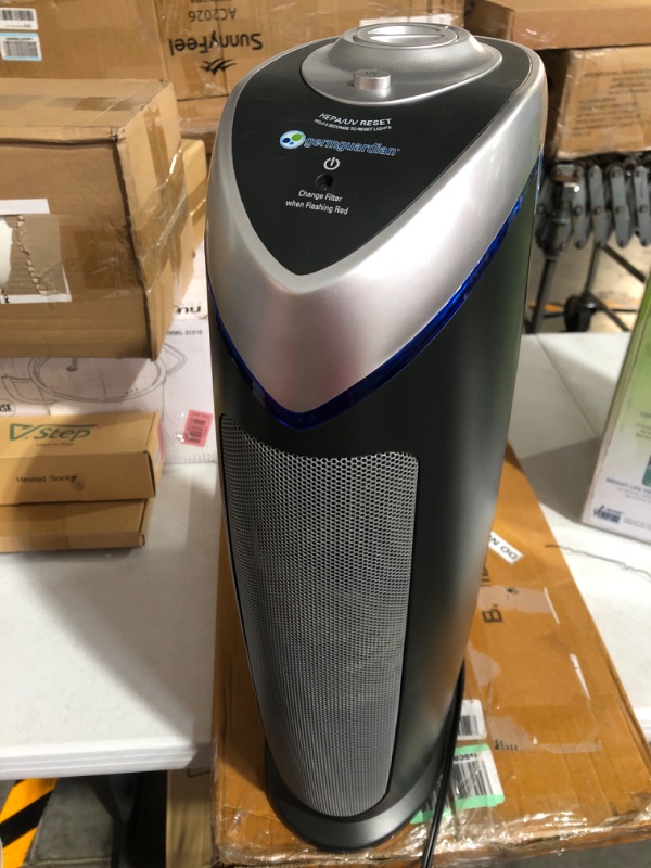 Photo 2 of * item used * item not functional * sold for parts or repair *
Germ Guardian Air Purifier with HEPA 13 Filter, Removes 99.97% of Pollutants, 
