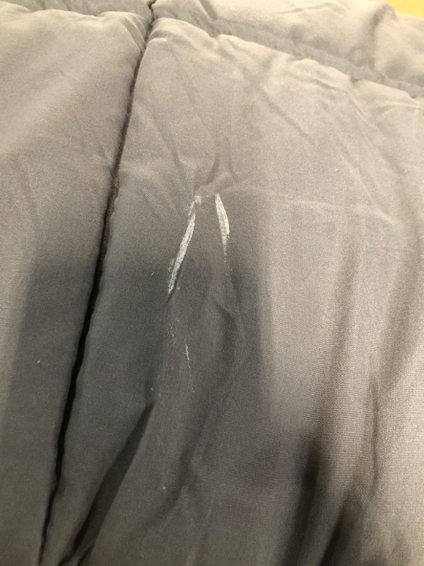 Photo 3 of (USED/MINOR DAMAGE) Queen Comforter Grey 
