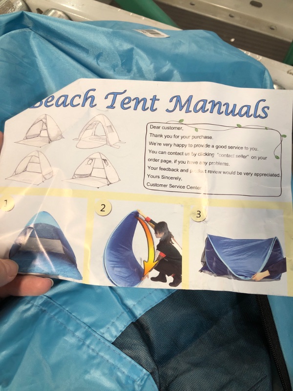 Photo 4 of (USED) YAVAYI Baby Beach Tent Blue