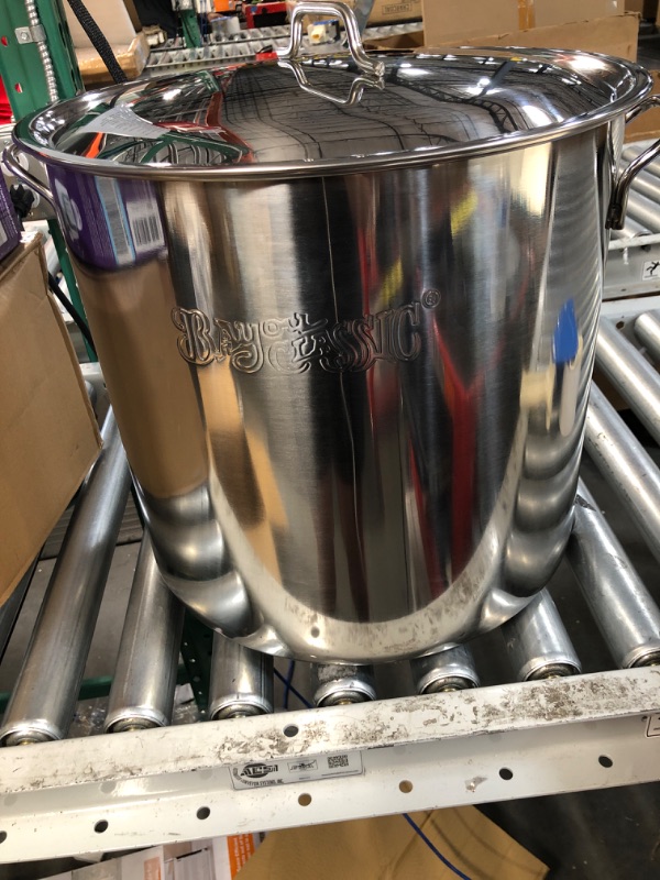 Photo 1 of (USED) Bayou Classic 1144 44-qt Stainless Stockpot 