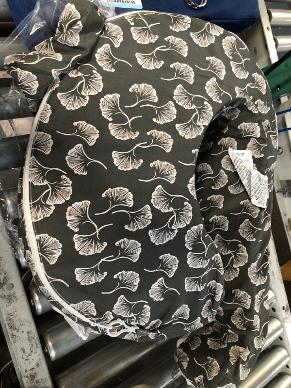 Photo 2 of (USED) Breastfeeding Pillow Black and white Flowers 