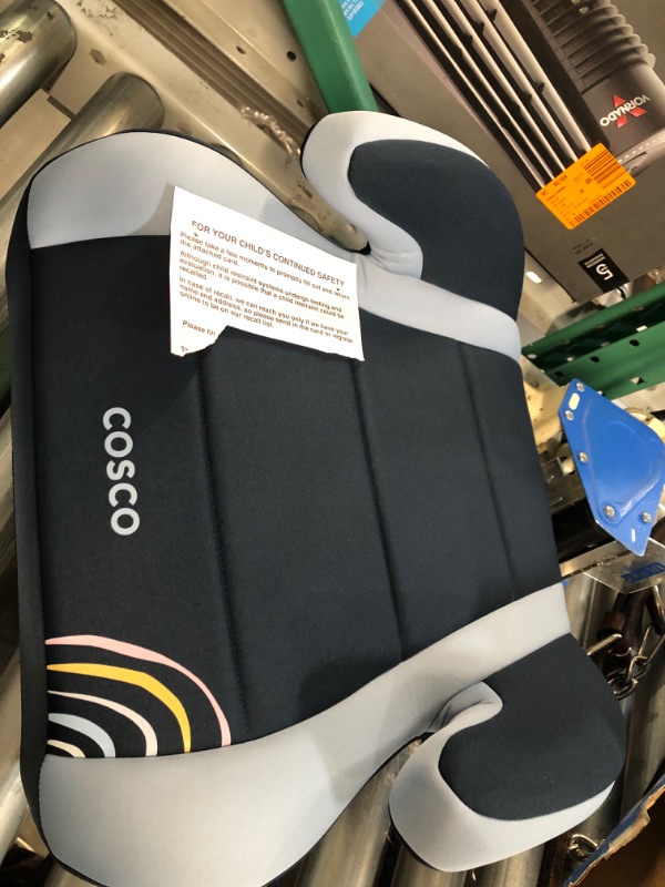 Photo 3 of Cosco Topside Backless Booster Car Seat, Lightweight 40-100 lbs, Rainbow