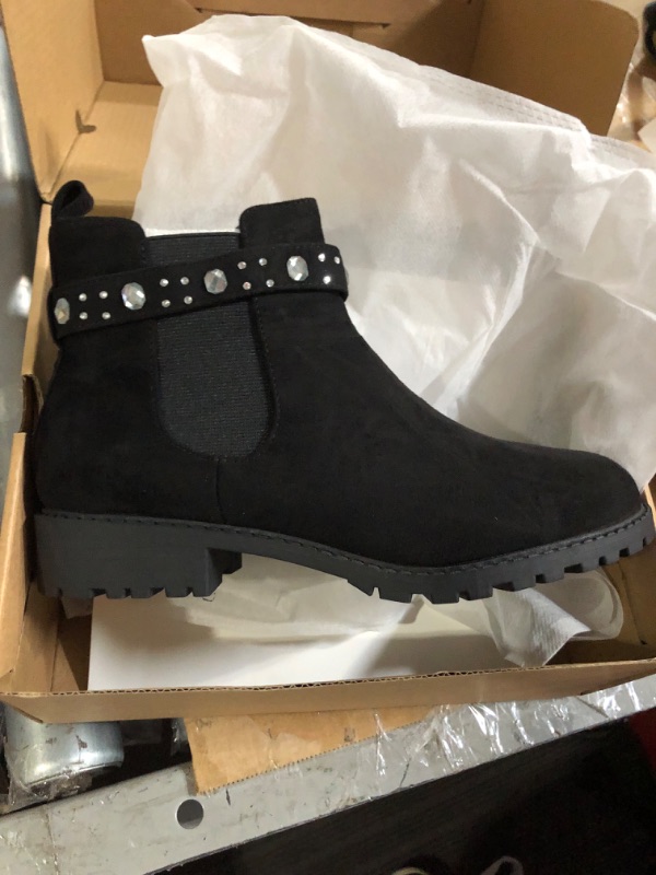 Photo 1 of Girls' Black Boots, Size 4