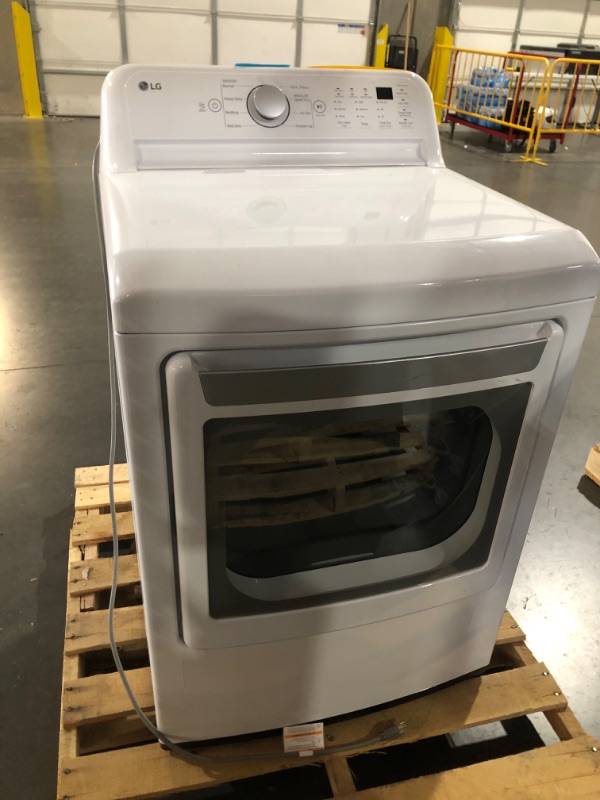 Photo 3 of 7.3 Cu. Ft. Vented Electric Dryer in White with Sensor Dry Technology