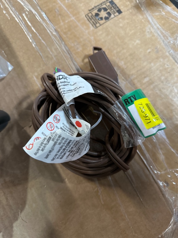 Photo 1 of 12 foot brown extension cord