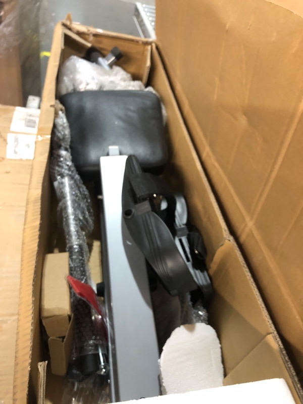 Photo 2 of **MISSING PARTS**FOR PARTS OR REPAIR**
Rowing Machine for Home Use, Rowing Machine Foldable Rower with LCD Monitor & Comfortable Seat Cushion 