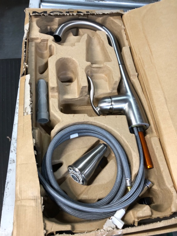 Photo 1 of **SEE NOTES**
Moen Arbor Spot Resist Stainless One-Handle Pulldown Kitchen Faucet Featuring Power Boost and Reflex, 7594SRS Spot Resist Stainless Standard Kitchen Faucet