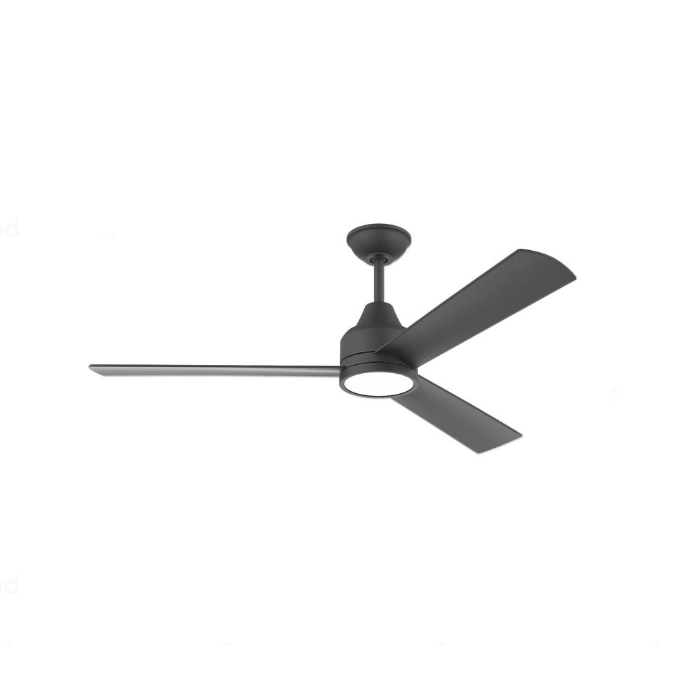 Photo 1 of AIRE by MINKA Bellingham III 52 in. Integrated LED Indoor Coal Ceiling Fan with Light