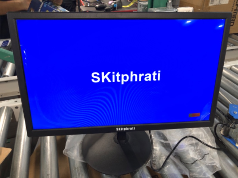 Photo 3 of SKitphrati 20" PC Monitor 1600x900 60Hz 5MS HDMI Monitor LED Monitor Viewing Angle 95° (Horizontal) with HDMI VGA Input,