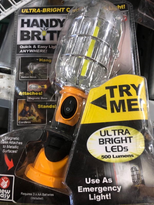 Photo 2 of Ontel Handy Brite Ultra-Bright Cordless LED Work Light,