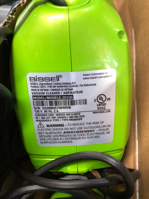 Photo 5 of * Missing handle * tested works *
Bissell 20336 Featherweight Stick Lightweight Bagless Vacuum, Lime