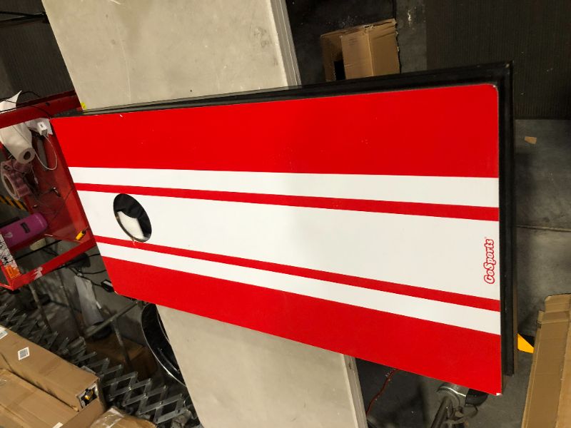 Photo 9 of ***MAJOR DAMAGE - SEE NOTES***
GoSports Classic Cornhole Set –  4’x2’ Classic, Red/Blue