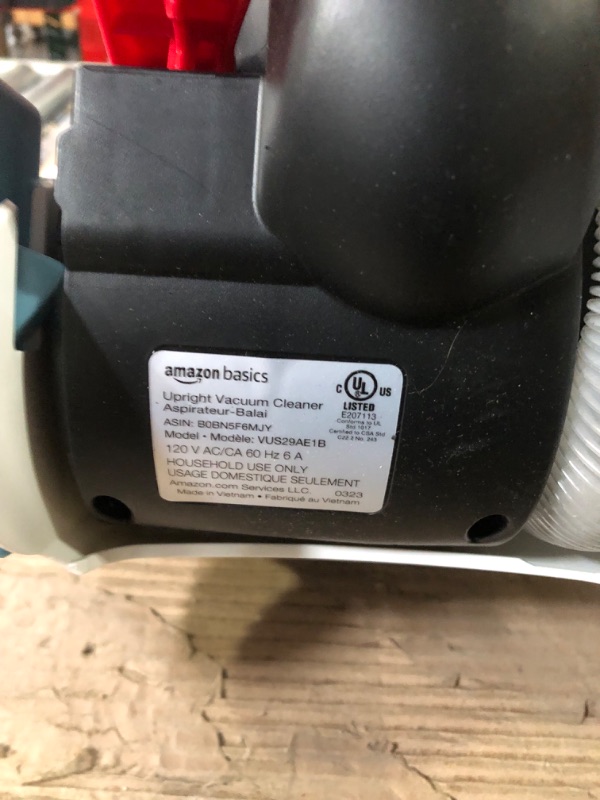 Photo 3 of [Notes]Amazon Basics Upright Bagless Lightweight Vacuum Cleaner, White
