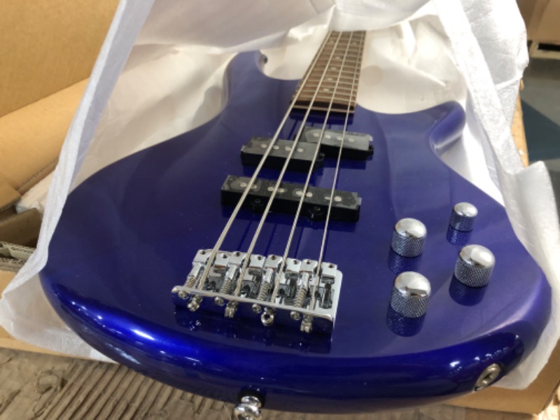 Photo 2 of Ibanez 4 String Bass Guitar, Right Handed, Jewel Blue, 34 inches