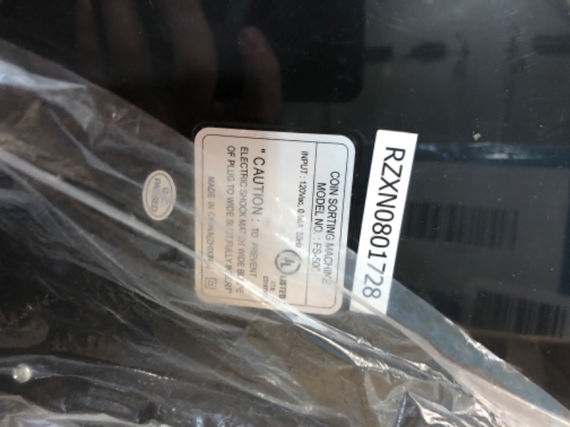 Photo 1 of Royal Sovereign, RSIFS500, FS-500 One-Row Coin Sorter, 1 Each, Gray
