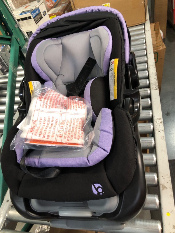 Photo 2 of Baby Trend Secure Snap Tech 35 Infant Car Seat, Lavender Ice 16.5x16.25x28.5 Inch (Pack of 1)