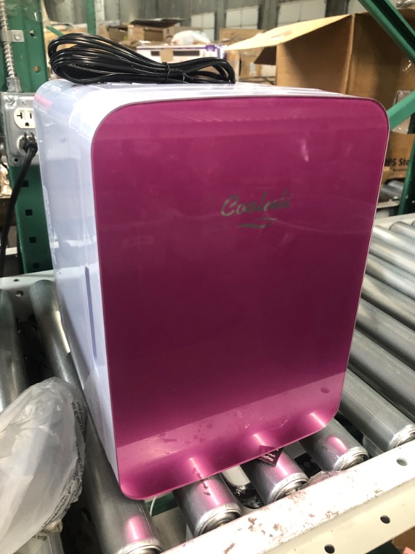 Photo 1 of Cooluli 10L Mini Fridge Pink 10 Liter Fuchsia