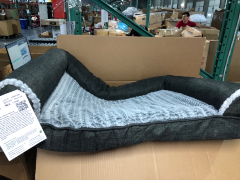 Photo 2 of *LIKE NEW* Furhaven Dog Beds (Charcoal) Large Orthopedic Foam