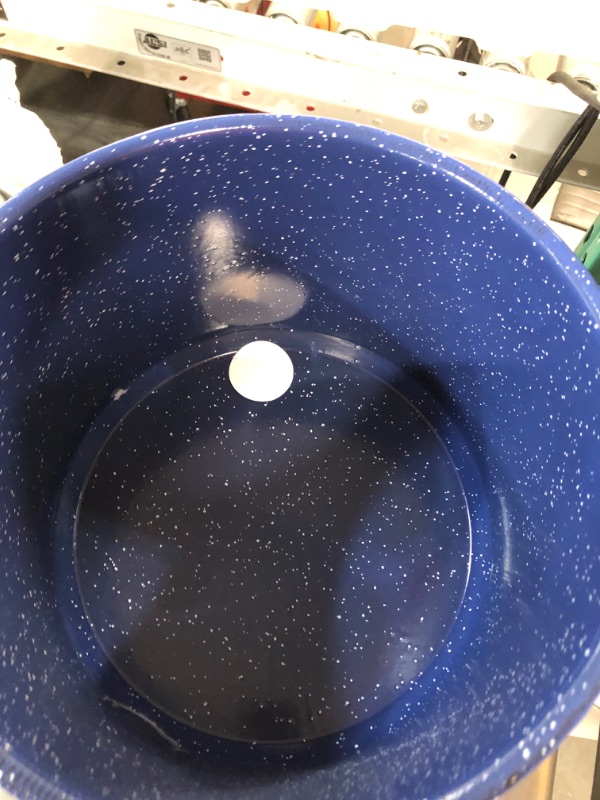 Photo 4 of *MINOR DAMAGE SEE NOTES*IMUSA USA Enamel Steamer Pot, 16-Quart, Blue