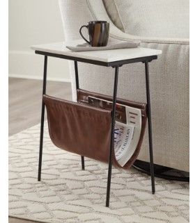 Photo 1 of *MAJOR DAMAGE SEE PHOTO*Etanbury Accent Table with Magazine Holder