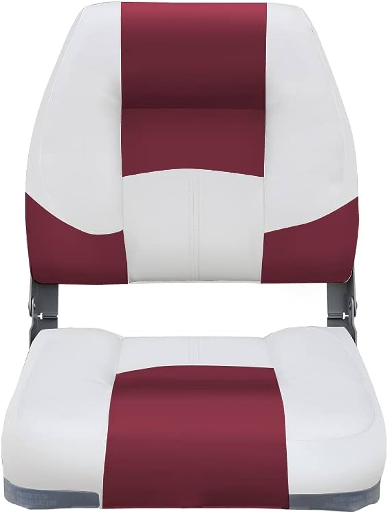 Photo 1 of *MINOR SCRATCHES*Seamander Low/High Back Boat Seat White/Red