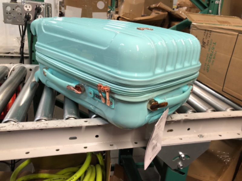 Photo 3 of *LIKE NEW*kensie Women's Alma Hardside Spinner Luggage, Opal, Carry-On 20-Inch 