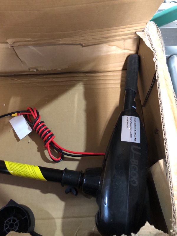 Photo 1 of 32lb Freshwater&Saltwater Transom Mounted Trolling Motor Black