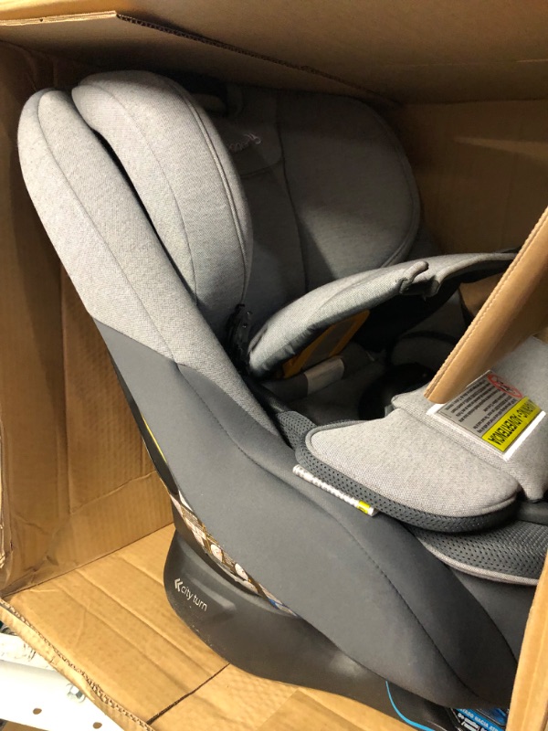 Photo 7 of Baby Jogger City Turn Rotating Convertible Car Seat | Unique Turning Car Seat Rotates for Easy in and Out, Phantom Grey