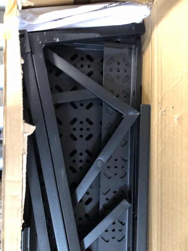 Photo 1 of aboxoo 3 Tier Stair Style Large Metal Plant Stand, Garden Display Shelf Flower Pot Holder 