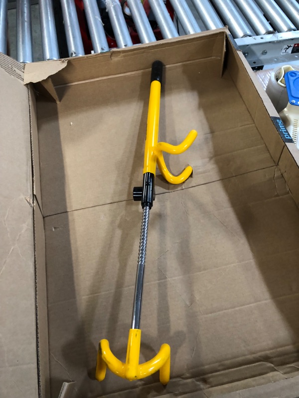 Photo 4 of The Club 3000 Twin Hooks Steering Wheel Lock, Yellow