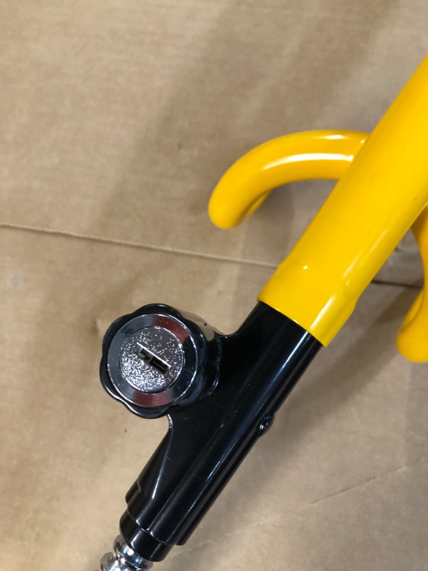 Photo 2 of The Club 3000 Twin Hooks Steering Wheel Lock, Yellow