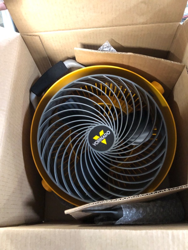 Photo 2 of Vornado 293 Large Heavy Duty Air Circulator Shop Fan, Yellow & 660 Large Whole Room Air 