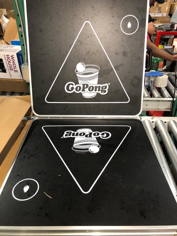 Photo 3 of **SEE NOTES**
GoPong 8 Foot Portable Beer Pong / Tailgate Tables (Black, Football, American Flag, or Custom Dry Erase)